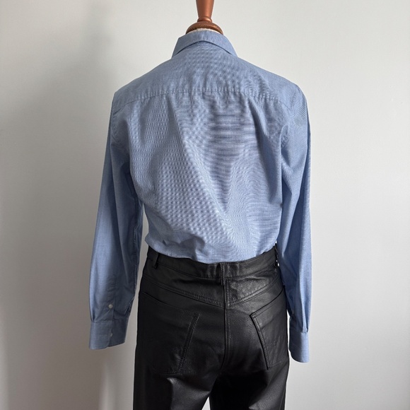 Van Heusen - Blue Long Sleeves Button Down Shirt - Picture 4 of 6